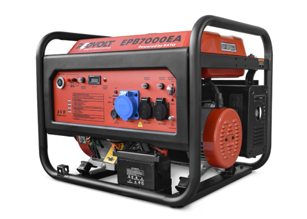 Бензиновый генератор REDVOLT EPB7000EA резервный фото