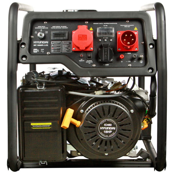 Бензиновый генератор Hyundai HHY 10000FE-3 ATS с автозапуском для гаража фото