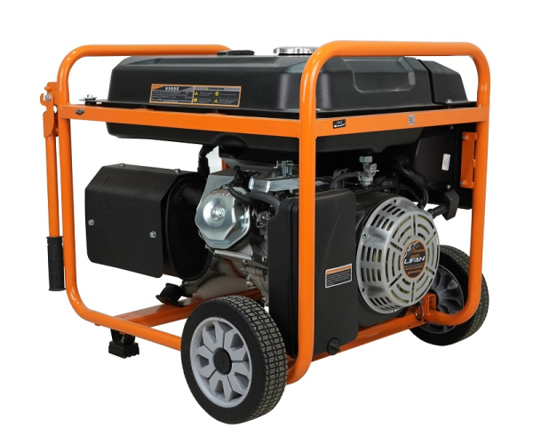 Бензиновый генератор Lifan 5 GF-4 (LF6500E) на колесах фото