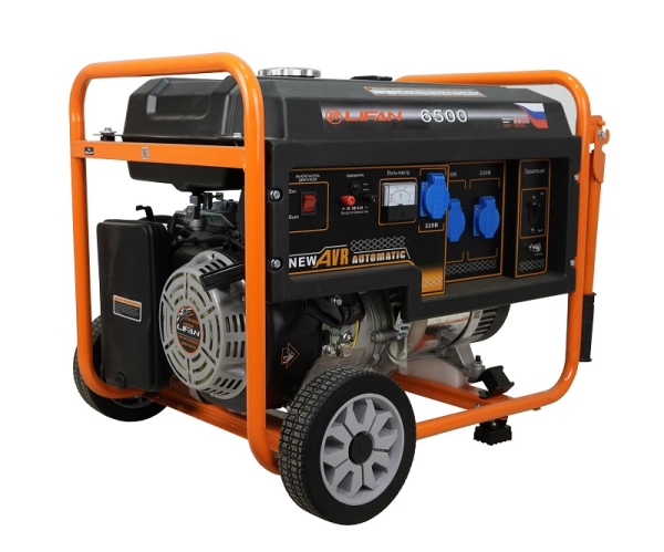 Бензиновый генератор Lifan 5 GF-3 (LF6500) портативный фото