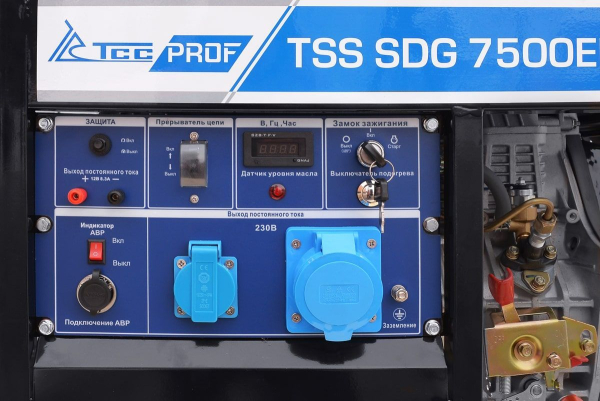 Дизельный генератор ТСС SDG 7500EHA 100026 синхронный Дизельный генератор ТСС SDG 7500EHA 100026 синхронный фото