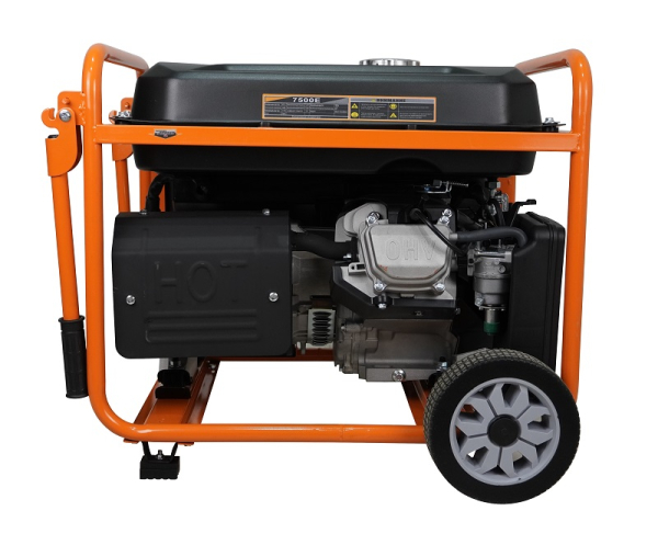 Бензиновый генератор Lifan 7 GF-4 (LF7500E) на колесах фото