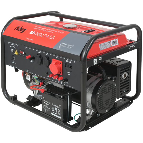Бензиновый генератор Fubag BS 9000 DA ES фото