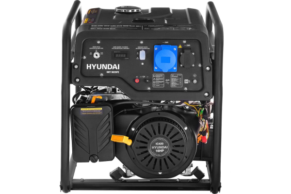 Бензиновый генератор Hyundai HHY 9020FE резервный фото