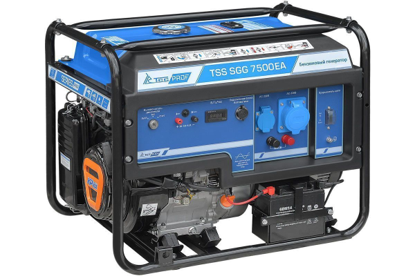 Бензиновый генератор ТСС SGG 7500ЕA резервный фото