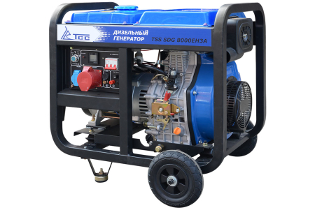 Дизельный генератор ТСС SDG 8000EH3A в кожухе МК-2.1 фото