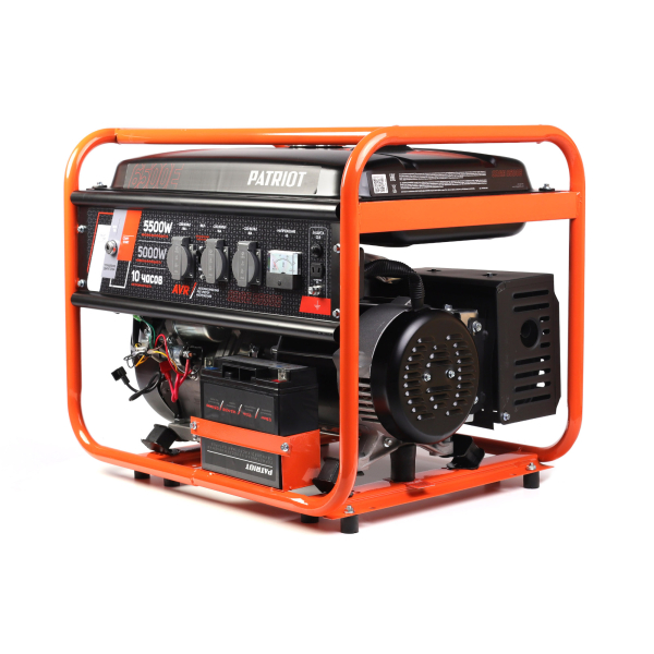 Бензиновый генератор PATRIOT SRGE 6500 E на колесах фото