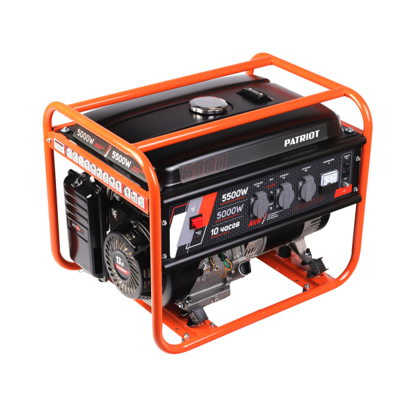 Бензиновый генератор PATRIOT SRGE 6500 передвижной фото