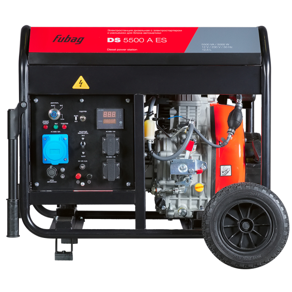 Дизельный генератор Fubag DS 5500 A ES 641694 передвижной фото